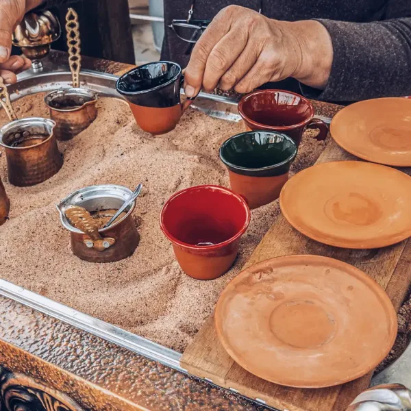 Traditional Turkish Coffee Preparation